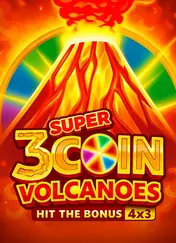3 Super Coin Volcanoes spelen bij Villa Spin